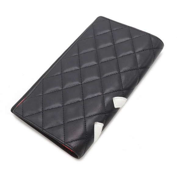 CHANEL Black Leather Coco Mark Wallet - Picture 3 of 8